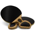 Bamboo Ping Pong Paddles w/ Precision-Style Ergonomic Grip