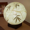 Bamboo Raffia Ball Table Lamp