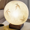 Bamboo Raffia Ball Table Lamp