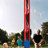 Banzai Titan Blast Inflatable Rocket - Launches over 100' in the air!
