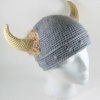 Barbarian Viking Knitted Hat