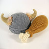 Barbarian Viking Knitted Hat