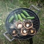 Barebones All-in-One Cast Iron Grill, Wok, Skillet, Smoker, Stock Pot, and More