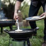 Barebones All-In-One Portable Cast Iron Grill, Wok, Griddle, and More