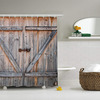 Barn Door Shower Curtain