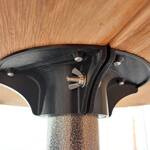 Basement Pole Bar Table / Drink Shelf