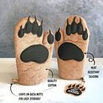 Bear Claw Oven Mitts