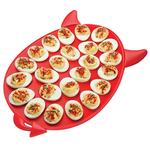 BeDeviled - Deviled Egg Serving Tray with Devil Horns and a Pointy Tail