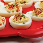 BeDeviled - Deviled Egg Serving Tray with Devil Horns and a Pointy Tail