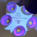 Bee Cups - Thirsty Pollinator Watering Stations w/ a UV-Reactive Glaze