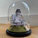 Beetlejuice Deetz / Maitland Miniature House Models Under Glass Domes