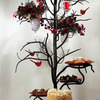 Bella Toscana Rustic Cast Iron Twig Serving Tower