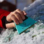 The Better Ice Scraper - Chips and Clears Ice in the Same Motion