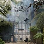 Beware - Giant 9-Foot Tall Spooky Metal Cemetery Archway