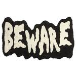 BEWARE Halloween Coir Doormat