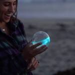 Bioluminescent Bio-Orb - Swirl at Night to Illuminate!