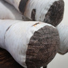 Birch Tree Log Pillows