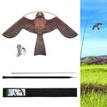 Bird Scaring Flying Hawk Kite for Yards, Gardens, and Farms