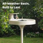 Birdfy Solar-Powered Smart Bird Bath Fountain, Camera, and Stand