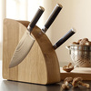 Bisbell Magnetic Oak Knife Block