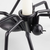 Black Metal Spider Taper Candle Holder