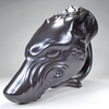 Black Wolf Drinking Horn Mug