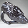 Black Wolf Drinking Horn Mug
