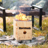 BlazingBlock - Portable Self-Contained Wood Bonfire