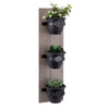 Bloem Herb Trio - Vertical Three Tier Wall Planter