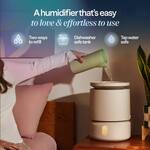 BlueAir DreamWell Mist-Free Humidifier + Essential Oil Aroma Diffuser