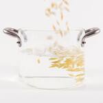 Borosilicate Glass Cooking Pot w/ 2-Piece Stainless Steel Pasta Insert