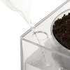 Boskke Clear Cube Self-Watering Planter