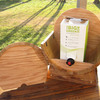 Box of Wine Cedar Barrel Dispenser