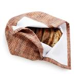 Bread Basket Warming Blanket With Flaxseed-Filled Heat Pack