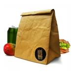 Brown Paper Bag - Insulated and Reusable Lunch Bag
