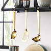 Brushed Gold Kitchen Utensils