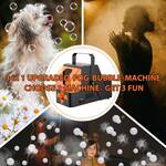 Bubble Fogger Machine - Creates Fog-Filled Bubbles, Fog, or Bubbles