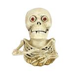 Bugged-Out Hungry Skeleton Cast Iron Mechanical Coin Bank