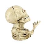Bugged-Out Hungry Skeleton Cast Iron Mechanical Coin Bank