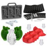 Bullets, Bombs, Grenades, and Pistols Ice Cube Trays