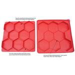 Burger Master - Press and Store 8 Hexagonal Burger Patties