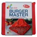 Burger Master - Press and Store 8 Hexagonal Burger Patties
