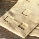 Burlap Hanging Saddle Bag Planter for Railings and Fences