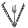 Butterfly Knife Styled Spoon and Fork