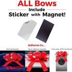 CarBowz - Magnetic Giant Red Car Bows