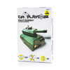 Cardboard Cat Tank Playhouse
