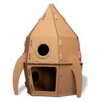 Cardboard Retro Rocket Ship for Space Cats