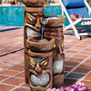 Cascading Tiki Garden Fountain