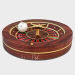 Casino Roulette Wheel Cardboard Cat Scratcher Toy