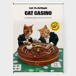 Casino Roulette Wheel Cardboard Cat Scratcher Toy
